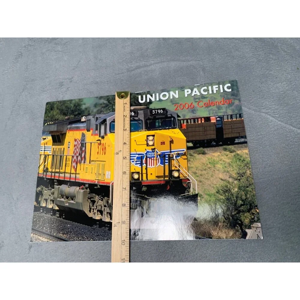 Union Pacific 2006 Calendar Vintage Railroad Train Photography Collectible